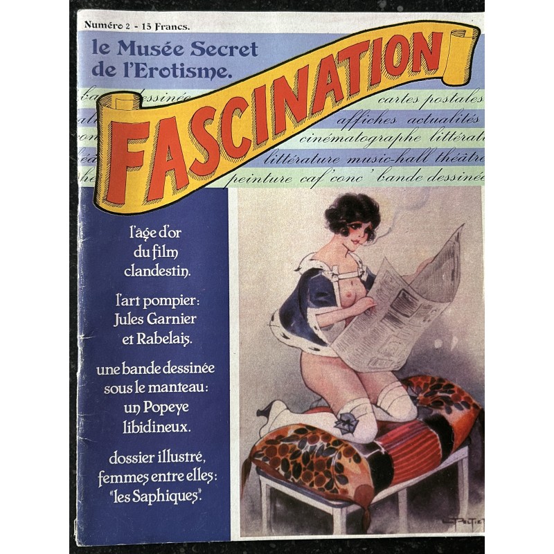 FASCINATION N° 2 POPEYE LES SAPHIQUES LIANE DE POUGY ICART L'age d'or du film clandestin