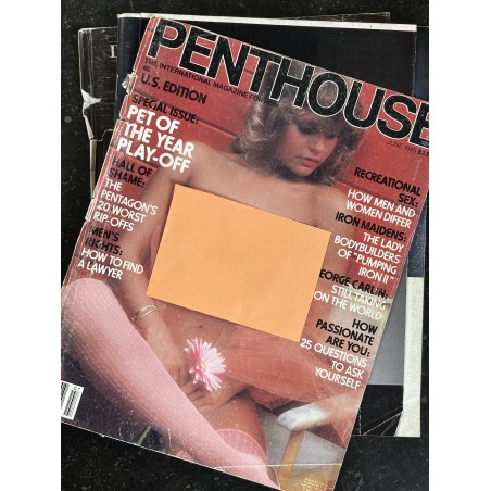 PENTHOUSE US 1985/06 Melissa Wolf Antonia Larsen Cody Carmack Lisa Schultz Nadine Greenlaw G Carlin Without Strings M Rosen