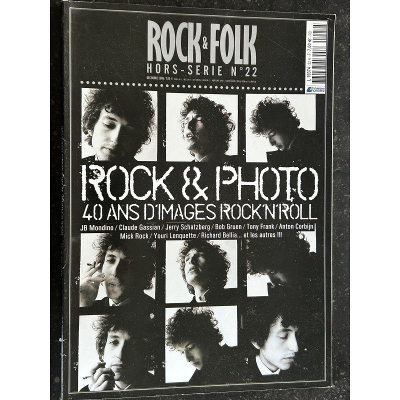 ROCK & FOLK HS 22 ROCK & PHOTO 40 ANS D'IMAGES ROCK'N'ROLL