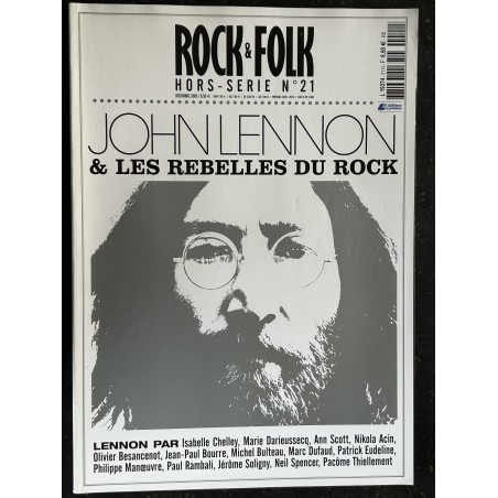 ROCK & FOLK HS N° 21 John Lennon - Les Rebelles du Rock - 130 pages