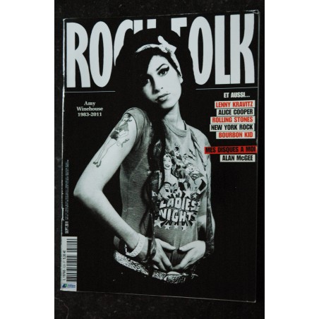 ROCK & FOLK 529 Special Amy Winehouse 1983 - 2011 Alice Cooper Rolling Stones Lenny Kravitz
