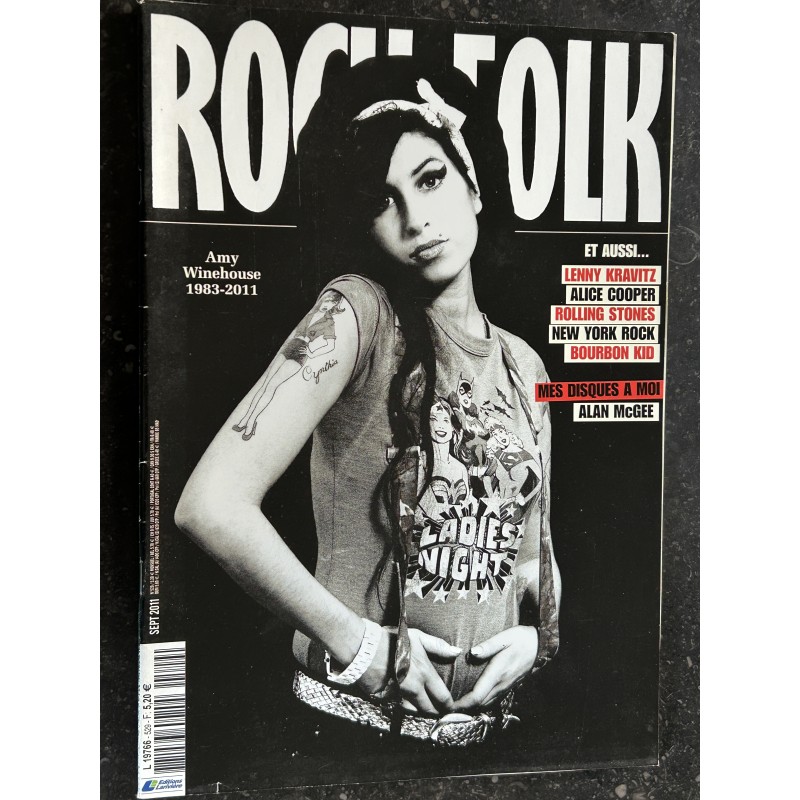 ROCK & FOLK 529 Special Amy Winehouse 1983 - 2011 Alice Cooper Rolling Stones Lenny Kravitz