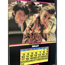 MAGAZINE ROCK Calendrier 1989 Madonna Mylène Farmer George Michael A-HA Vanessa Paradis Michael Jackson