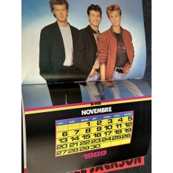 MAGAZINE ROCK Calendrier 1989 Madonna Mylène Farmer George Michael A-HA Vanessa Paradis Michael Jackson