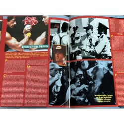 CINE-ROCK 8 1987 SPECIAL SYLVESTER STALLONE Rocky Rambo Cobra + 2 POSTERS GEANTS