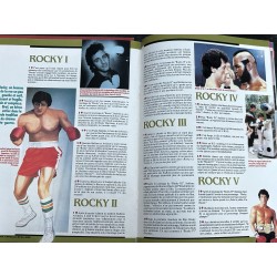 CINE-ROCK 8 1987 SPECIAL SYLVESTER STALLONE Rocky Rambo Cobra + 2 POSTERS GEANTS