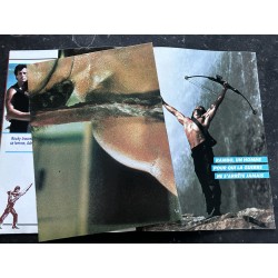Ciné-News HS n°  5 1985 SPECIAL SYLVESTER STALLONE ROCKY RAMBO + 2 POSTERS GEANTS