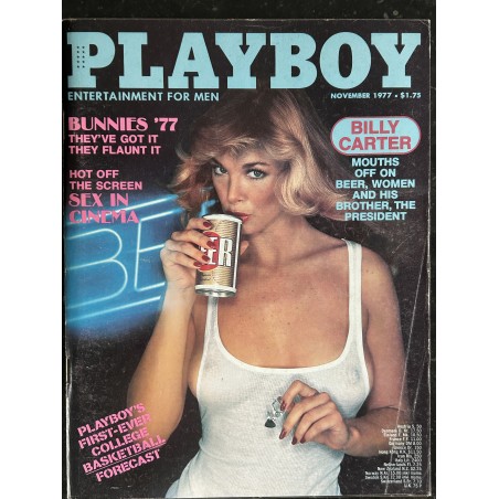 PLAYBOY Us 1977 11 Rita Lee Susan Kiger INTERVIEW Henry Kyemba BUNNIES '77 IN CINEMA BILLY CARTER