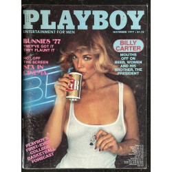 PLAYBOY Us 1977 11 Rita Lee Susan Kiger INTERVIEW Henry Kyemba BUNNIES '77 IN CINEMA BILLY CARTER