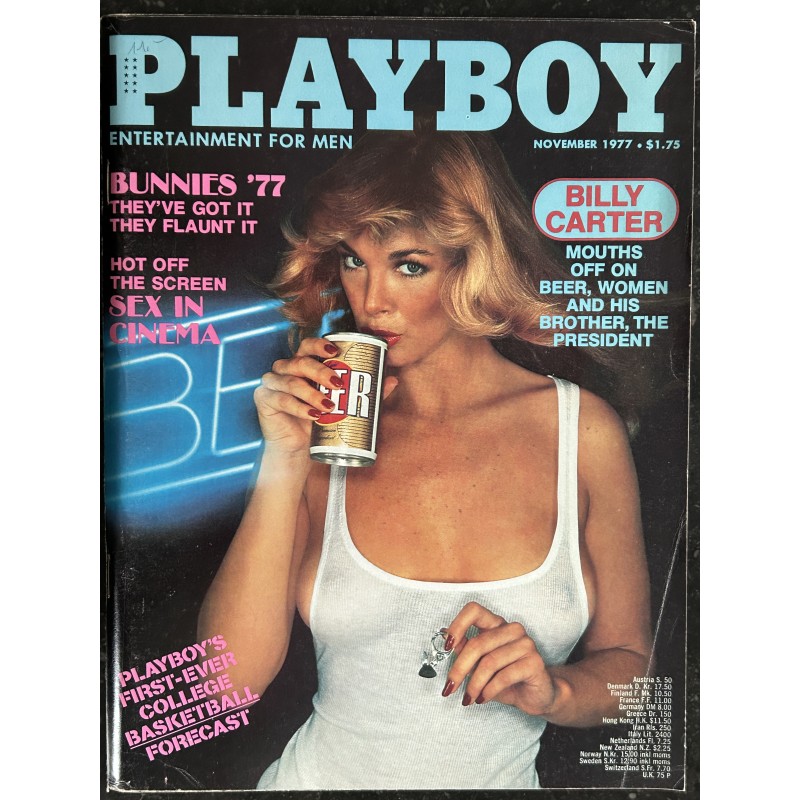 PLAYBOY Us 1977 11 Rita Lee Susan Kiger INTERVIEW Henry Kyemba BUNNIES '77 IN CINEMA BILLY CARTER