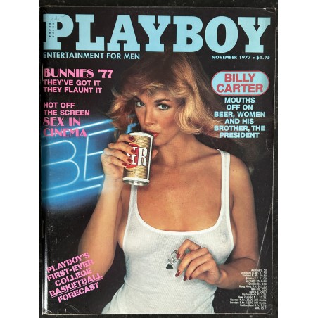 PLAYBOY Us 1977 11 Rita Lee Susan Kiger INTERVIEW Henry Kyemba BUNNIES '77 IN CINEMA BILLY CARTER