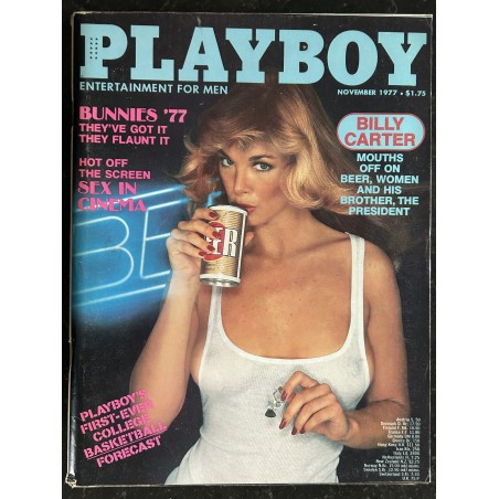 PLAYBOY Us 1977 11 Rita Lee Susan Kiger INTERVIEW Henry Kyemba BUNNIES '77 IN CINEMA BILLY CARTER