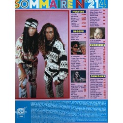 PODIUM HIT 214 NOVEMBRE 1989 VANESSA PARADIS  JASON DONOVAN KYLIE MINOGUE BROS MILLIU VANILLI INTERVIEWS