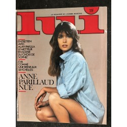 LUI 231 AVRIL 1983 COVER ANNE PARILLAUD ENTIEREMENT NUE SEYCHELLES EROTIC HELMUT WITKRAFT CHARME