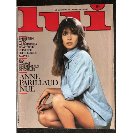 LUI 231 AVRIL 1983 COVER ANNE PARILLAUD ENTIEREMENT NUE SEYCHELLES EROTIC HELMUT WITKRAFT CHARME