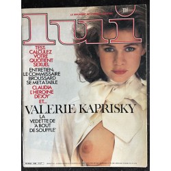 LUI 235 AOUT 1983 COVER VALERIE KAPRISKY NUDE REISER INTERVIEW PAUL-LOUP SULITZER