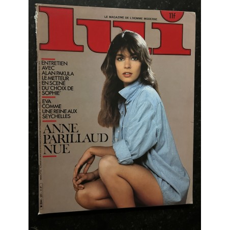 LUI 231 AVRIL 1983 COVER ANNE PARILLAUD ENTIEREMENT NUE SEYCHELLES EROTIC HELMUT WITKRAFT CHARME