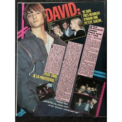 OK ! âge tendre 412 Johnny HALLYDAY LAURA MICHAEL JACKSON David Smet + Poster DAVID BOWIE