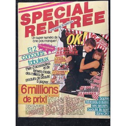 OK ! âge tendre 401 Septembre 1983 FRANCIS HUSTER SYLVIE VARTAN Flasdance La mode Mickey