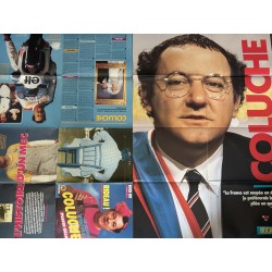 ROCK HIT POSTER GEANT n° 7 1986 Rideau ! Le clown n'est plus ! Hommage
