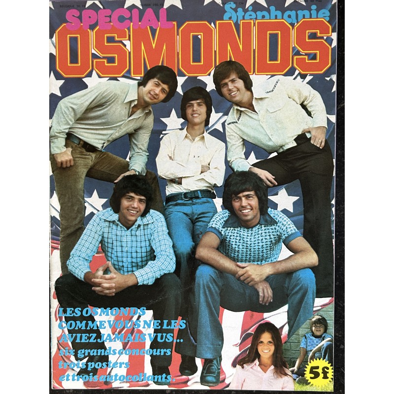 STEPHANIE Collector Spécial OSMONDS + Posters