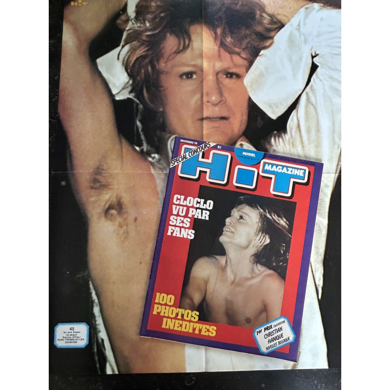 Hit Magazine 82 supplément CLAUDE FRANCOIS CLOCLO vu par ses Fans + Poster - 100 Photos