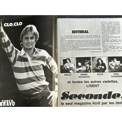 Super Bravo 15 - 1978 - CLAUDE FRANCOIS Clo-clo Tout nu - 48 pages + 1 poster