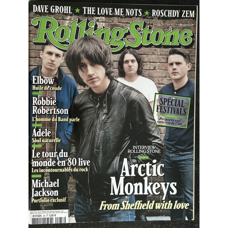 ROLLING STONE 2011 06 Arctic Monkeys Michael Jackson Adèle Robbie Robertson Elbow Interview Rolling Stone