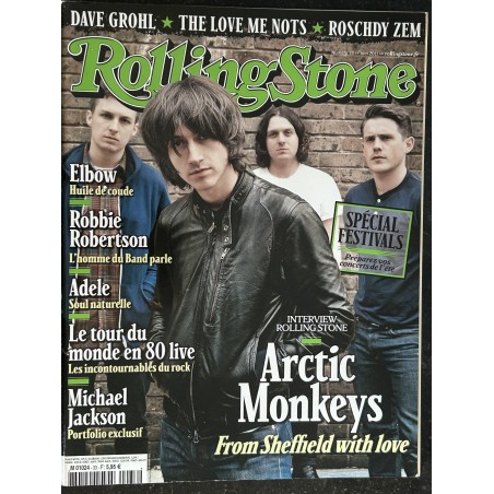ROLLING STONE 2011 06 Arctic Monkeys Michael Jackson Adèle Robbie Robertson Elbow Interview Rolling Stone
