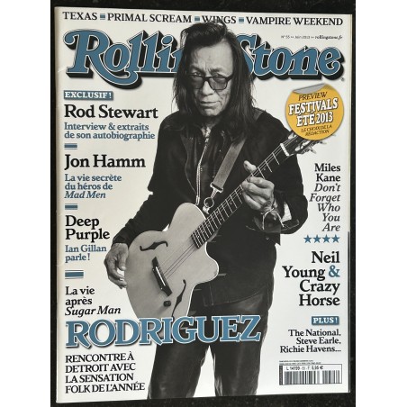 ROLLING STONE 2013 06 N° 55 Rodriguez Rod Stewart Jon Hamm Deep Purple Neil Young & Crazy Horse