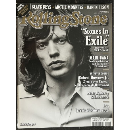 ROLLING STONE 2010 07 N° 23 COVER KEITH RICHARDS BLACK KEYS ARCTIC MONKEYS KAREN ELSON