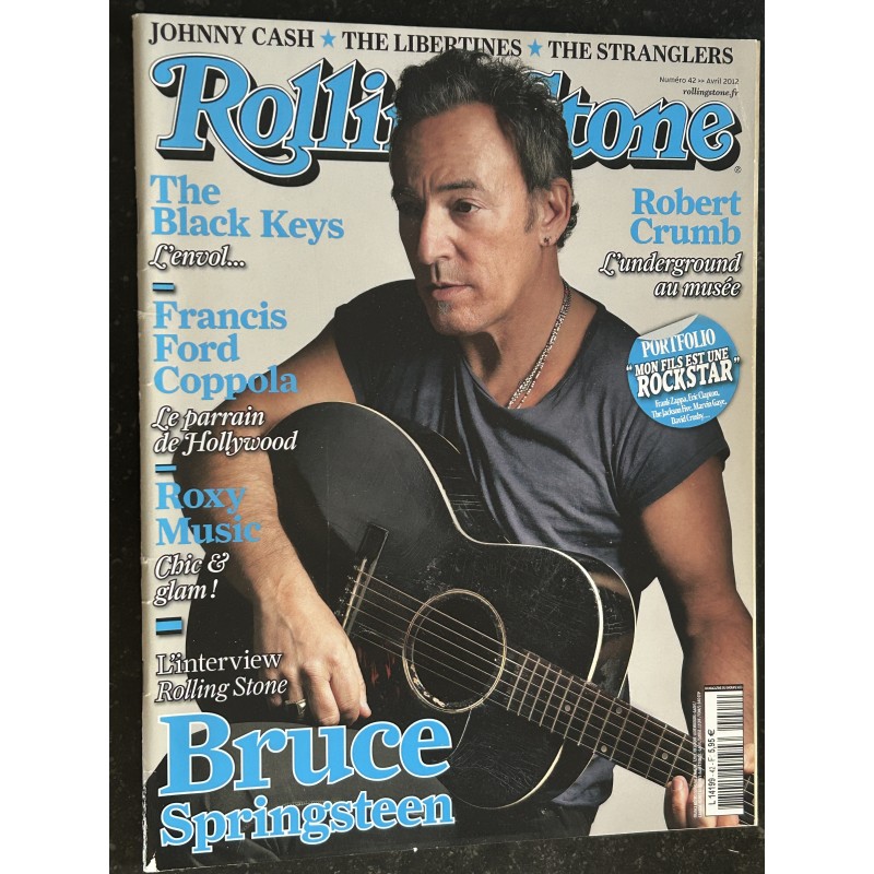ROLLING STONE 2012 04 N° 42 Bruce Springsteen Robert Crumb Roxy Music Francis Ford Coppola The Black Keys
