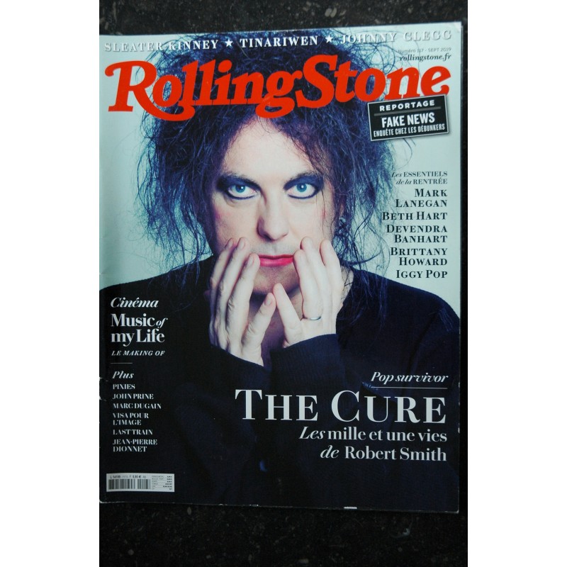 ROLLING STONE 2019 09 - 117 - The cure les mille et une vie de Robert Smith - Iggy Pop