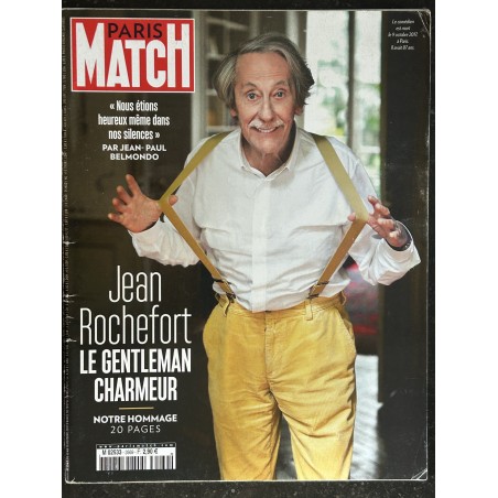 PARIS MATCH n° 3569 12 octobre 2017 Jean Rochefort Le Gentleman charmeur - Hommage 20 pages