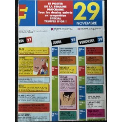 Télé Pif Poster Supplement N° 869 Poster Geant Jean-Jacques Goldman - Columbo