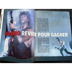 Ciné-News 15 Mars 1988 Arnold Schwarzenegger Running Man Sylvester Stallone Rambo III Chuck Norris Charles Bronson