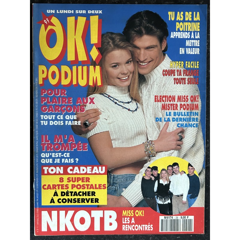 OK PODIUM !  29 1994 02 Luke PERRY Kate MOSS HELENE Sophie FAVIER  ARTHUR NKOTB