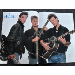 Salut ! 1988 04 N° 12 A-HA George Michael Elsa Marc Lavoine Catherine Ringer Tina Turner Vaya Con Dios + Poster A-HA