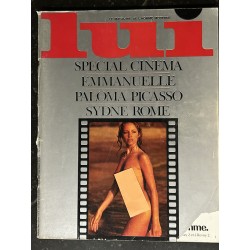 LUI 124 MAI 1974 INTERVIEW CLAUDE LELOUCH EMMANUELLE SYLVIA KHRYSTEL PALOMA PICASSO SYDNE ROME NUDES ASLAN