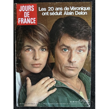 JOURS DE FRANCE 1276 mai 1979 Véronique Jannot et Alain Delon