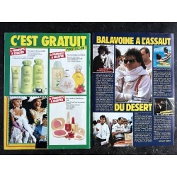 PODIUM HIT 168 FEVRIER 1986 + Supplement SPECIAL DANIEL BALAVOINE HOMMAGE INDOCHINE SYLVESTER STALLONE Rocky