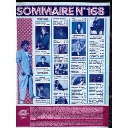 PODIUM HIT 168 FEVRIER 1986 + Supplement SPECIAL DANIEL BALAVOINE HOMMAGE INDOCHINE SYLVESTER STALLONE Rocky