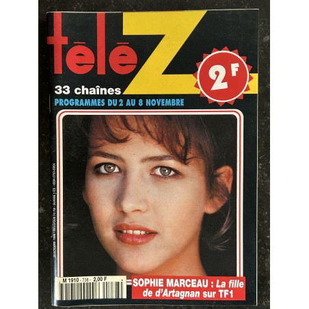 TELE 7 Novembre 1996 Couverture Sophie Marceau
