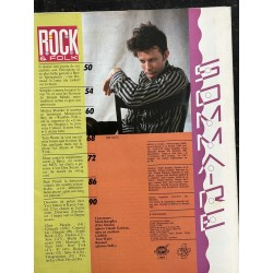 ROCK & FOLK 225 DECEMBRE 1985 SIMPLE MINDS Mickey Rourke Tom Waits Renaud Pink Floyd DIRE STRAITS Karen Cheryl