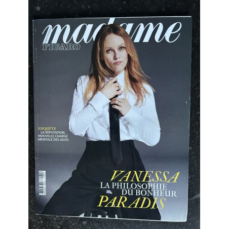 Madame Figaro 2012 avril 2023 Couverture Vanessa Paradis La Philosophie du bonheur