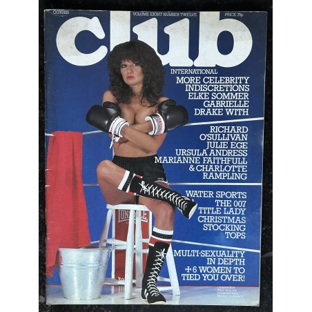CLUB INTERNATIONAL UK Vol. 08 N° 12 1979 ELKE SOMMER JULIE EGE THE 007 TITLE LADY