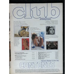 CLUB INTERNATIONAL UK Vol. 08 N° 12 1979 ELKE SOMMER JULIE EGE THE 007 TITLE LADY