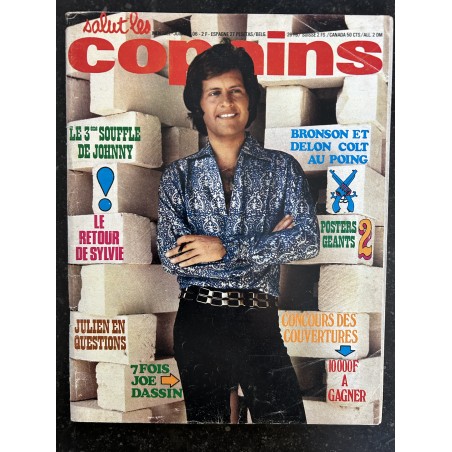 Salut les Copains N°106 06 1971 Cover 7x JO DASSIN JOHNNY SYLVIE JULIEN CLERC BRONSON DELON NICOLETTA AUFRAY