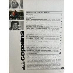 Salut les Copains N°106 06 1971 Cover 7x JO DASSIN JOHNNY SYLVIE JULIEN CLERC BRONSON DELON NICOLETTA AUFRAY