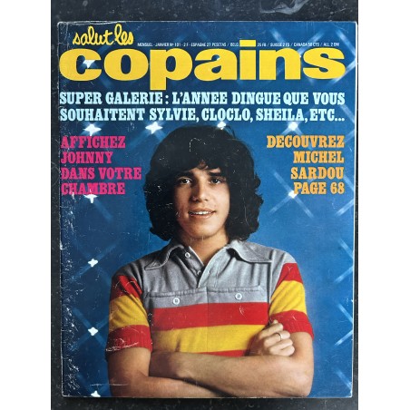 Salut les Copains N°101 01 1971 Julien Clerc Belmondo Michel Sardou Françoise Hardy Eddy Delpech + Poster Hallyday - Incomplet